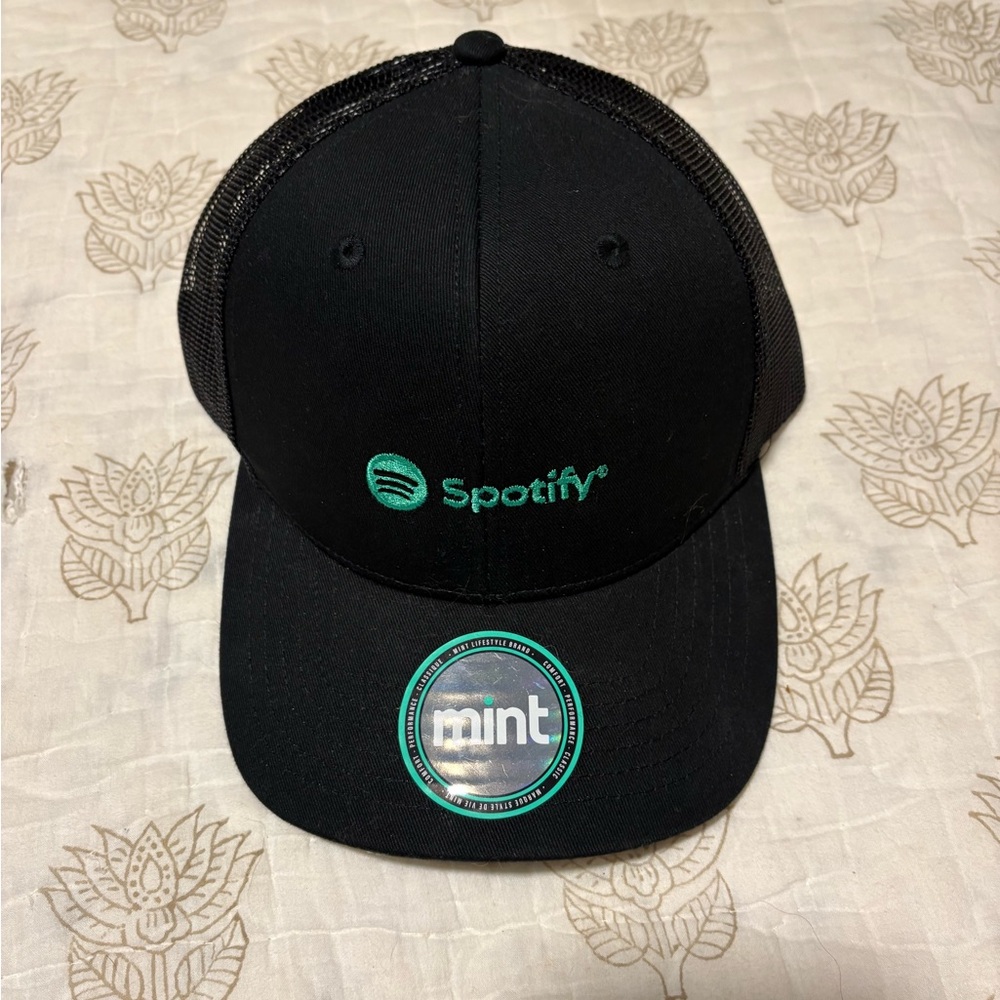 Mint Black and Gray Mesh Hat